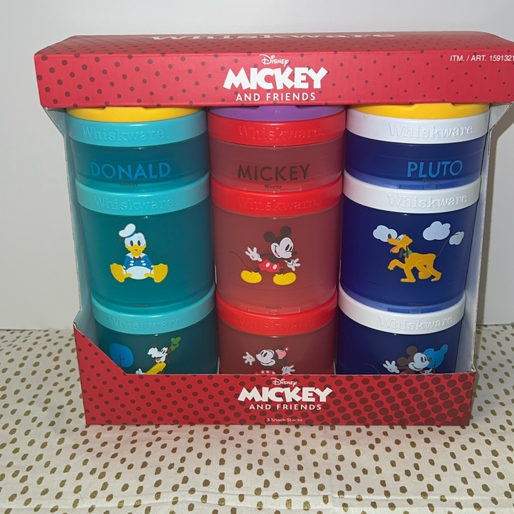Mickey and Friends snack holders